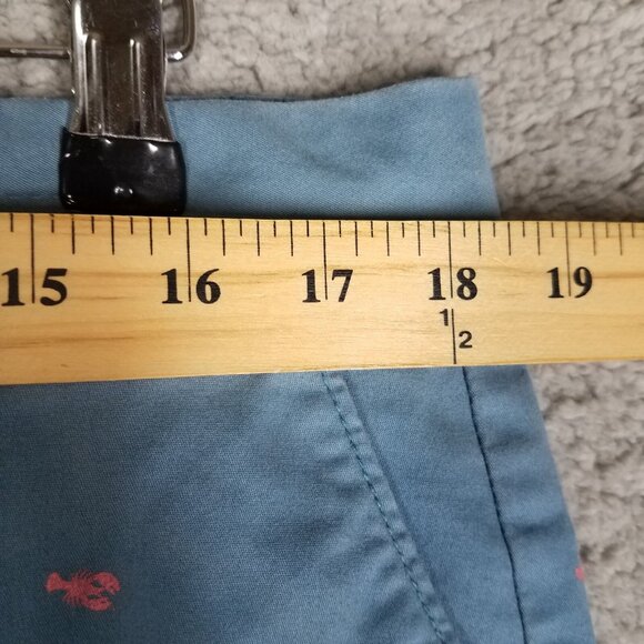 Lot Magellan Chino Shorts Women's 14 Lobsters & Texas Flag 4" Casual Summer Blue - Picture 7 of 16